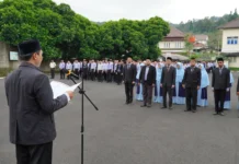 Yayasan As-Syifa Al-Khoeriyyah Gelar Apel Gabungan dan Pelantikan Struktur Baru