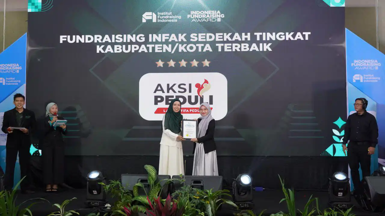 Dua Penghargaan Nasional Tegaskan Konsistensi LAZ Assyifa Peduli di Awal 2026 1 Penghargaan dalam ajang Indonesia Fundraising Award (IFA) 2025