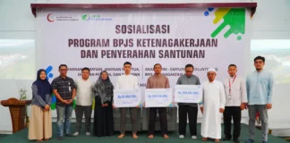 BPJS Ketenagakerjaan Serahkan Santunan Ahli Waris dan Anak Yatim di As-Syifa, Bukti Nyata Hadirnya Perlindungan bagi Pekerja