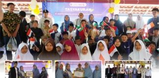 Tasyakuran HUT PT Nanda Persada Group di As-Syifa, Santuni 45 Anak Yatim dan Berikan Beasiswa Al-Qur’an